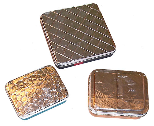 Small Tin Case Mint Tin Case, with Hinged Lid, Tin for Candy