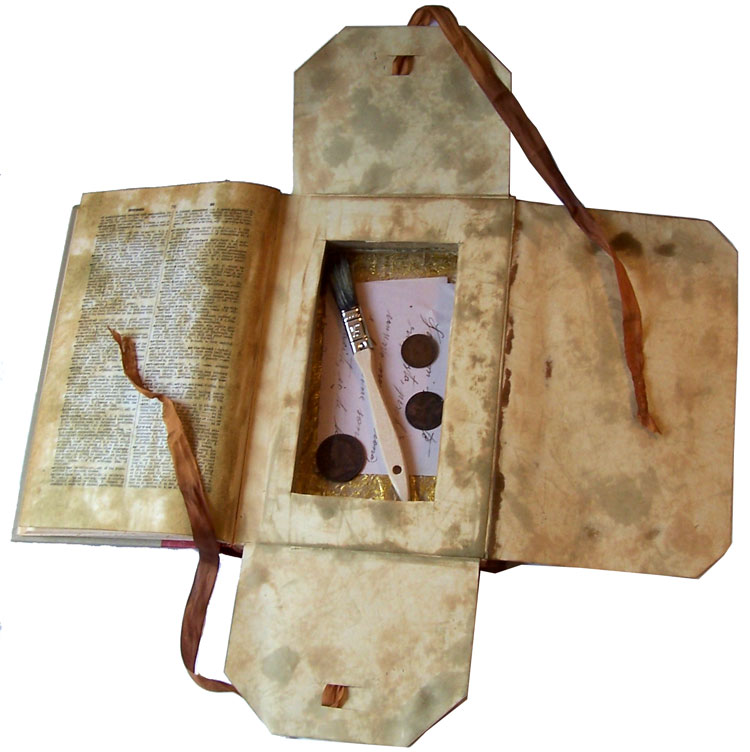 How To Make a Hidden Niche in an Altered Book
